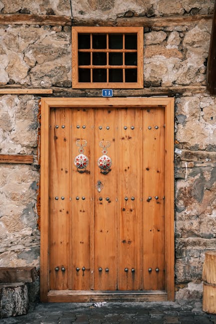Entrance to a traditional office representing corporate history